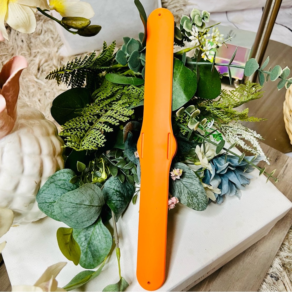 Neon Orange Slap Wrist Watch - Picture 6 of 12